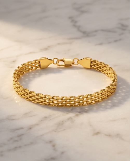 Aria Woven Chain Bracelet