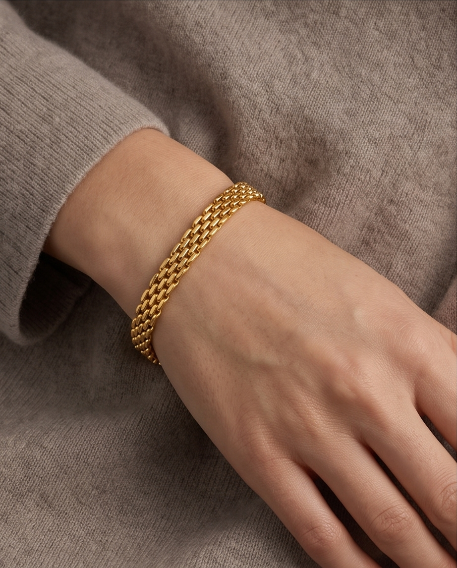 Aria Woven Chain Bracelet