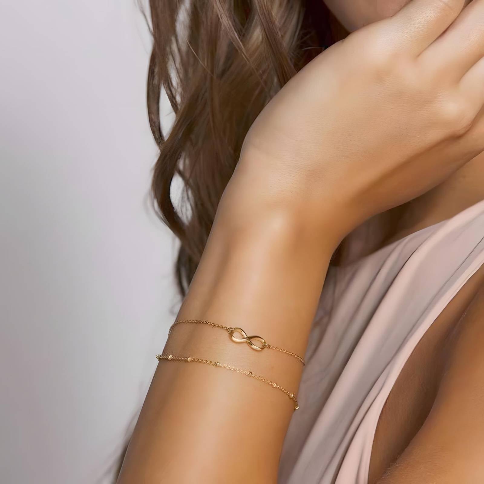 The Evermore Infinity Layered Bracelet