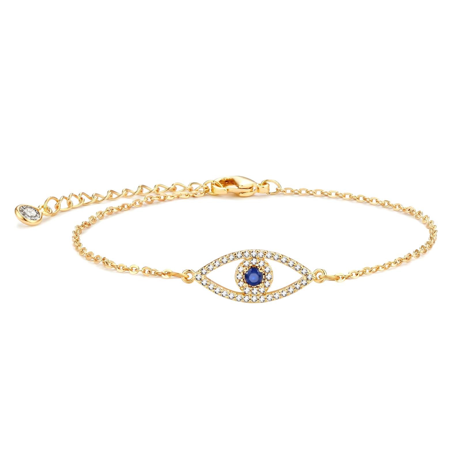 Evil Eye Pavé Bracelet