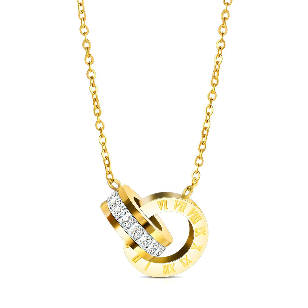 Eterna Interlock Pendant Necklace