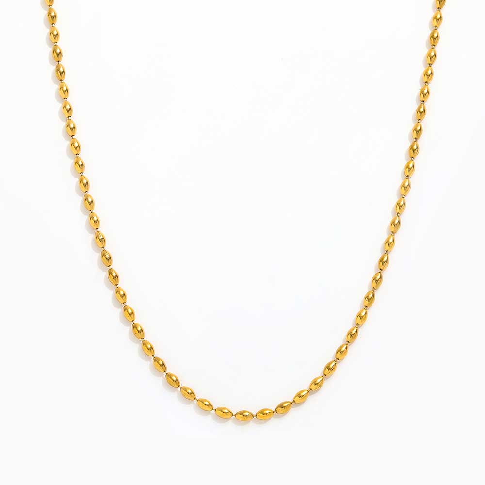 Elara Beaded Chain Necklace