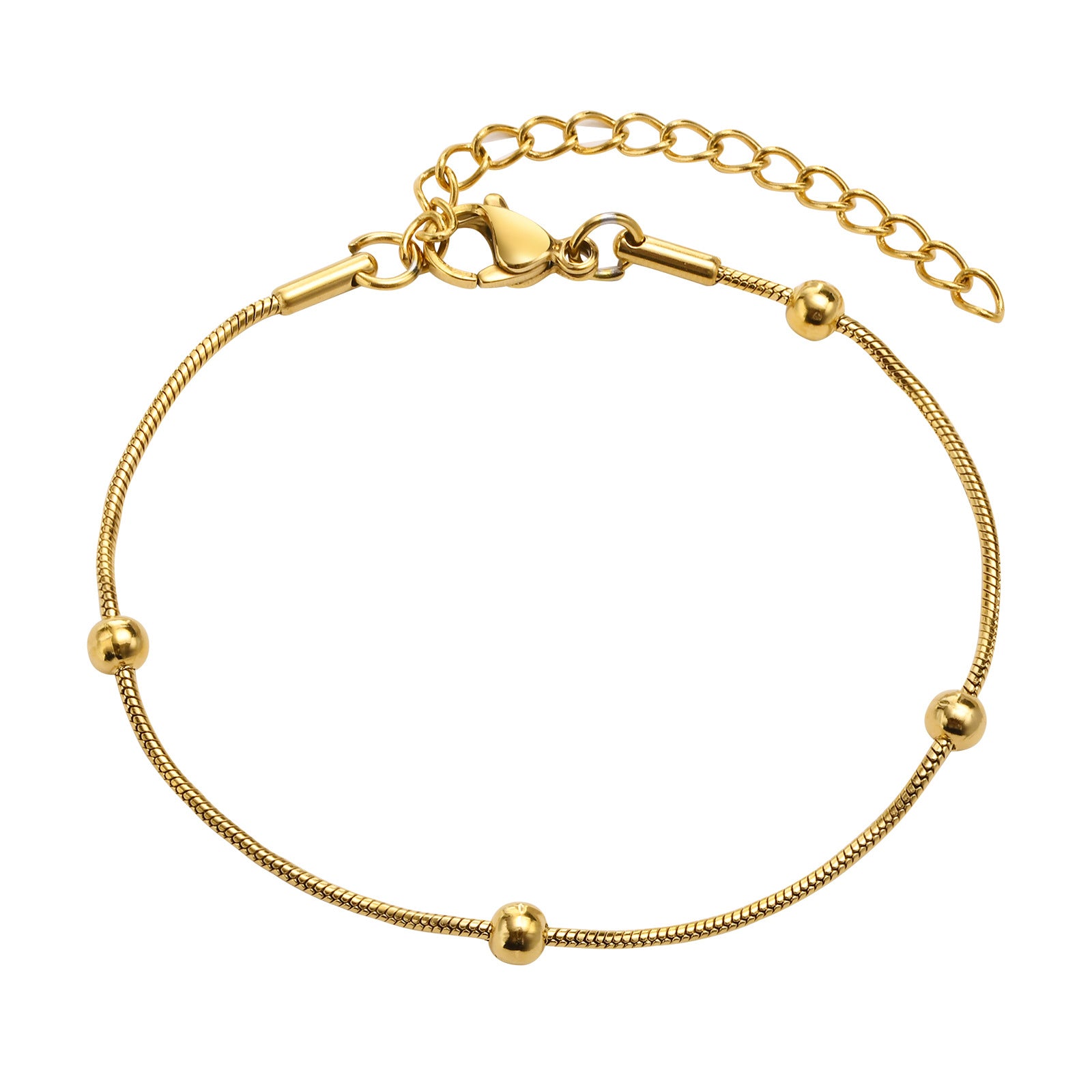 Solenne Beaded Chain Bracelet