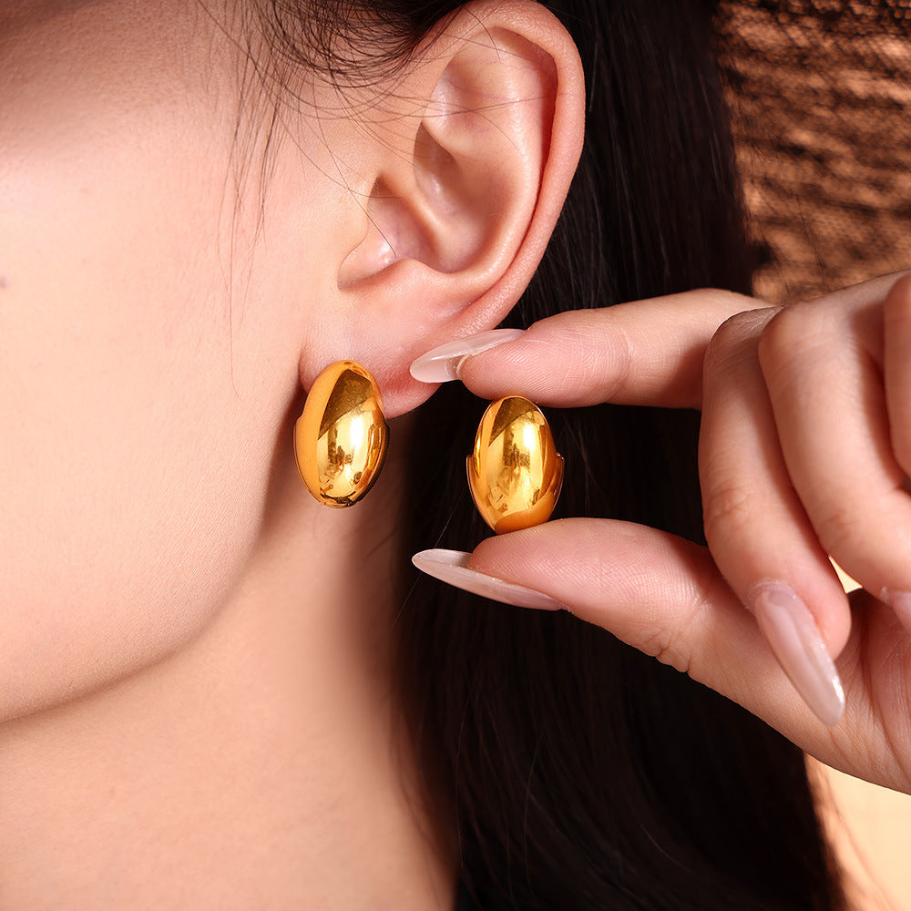 Elaa Oval Earrings