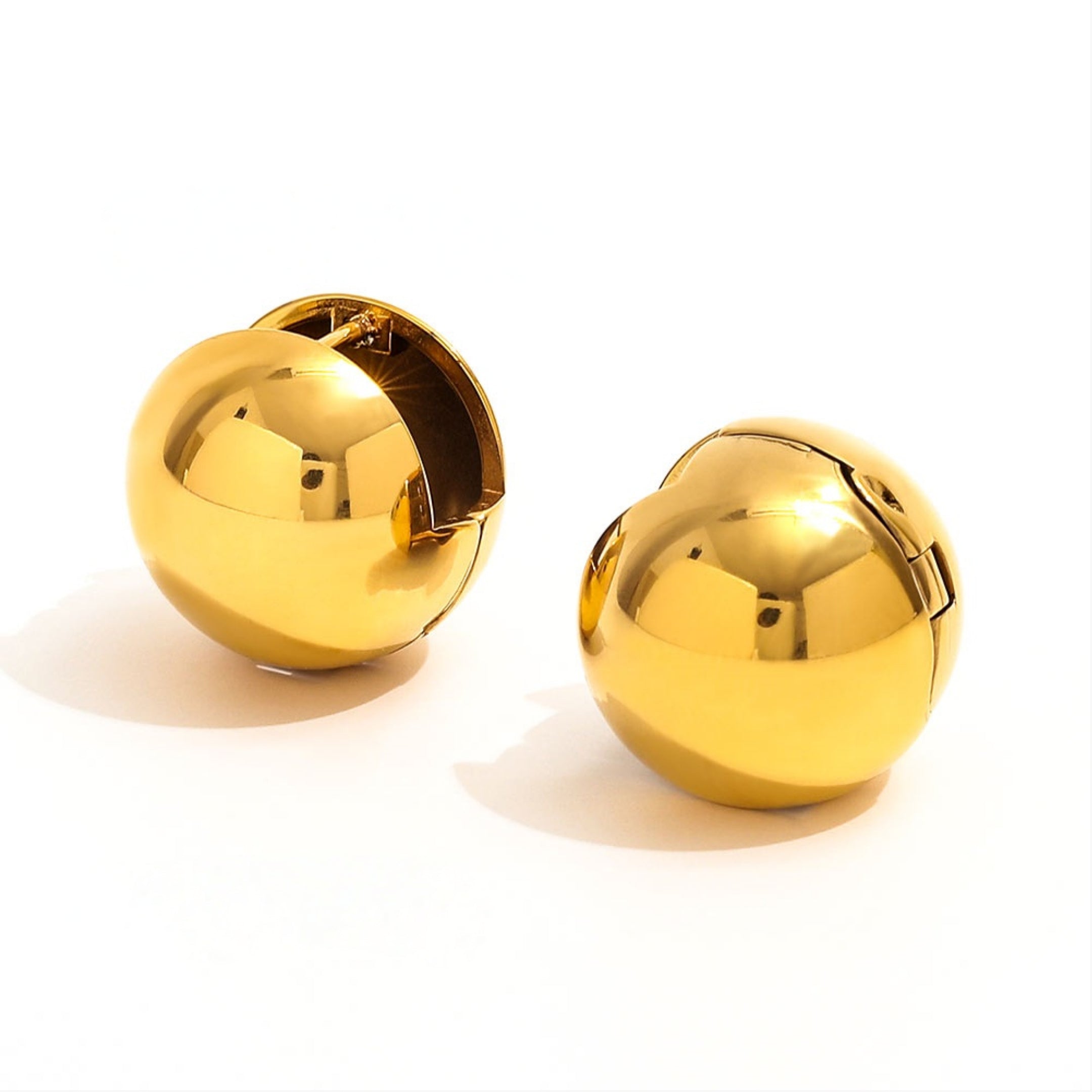 Solis Ball Hoop Earrings