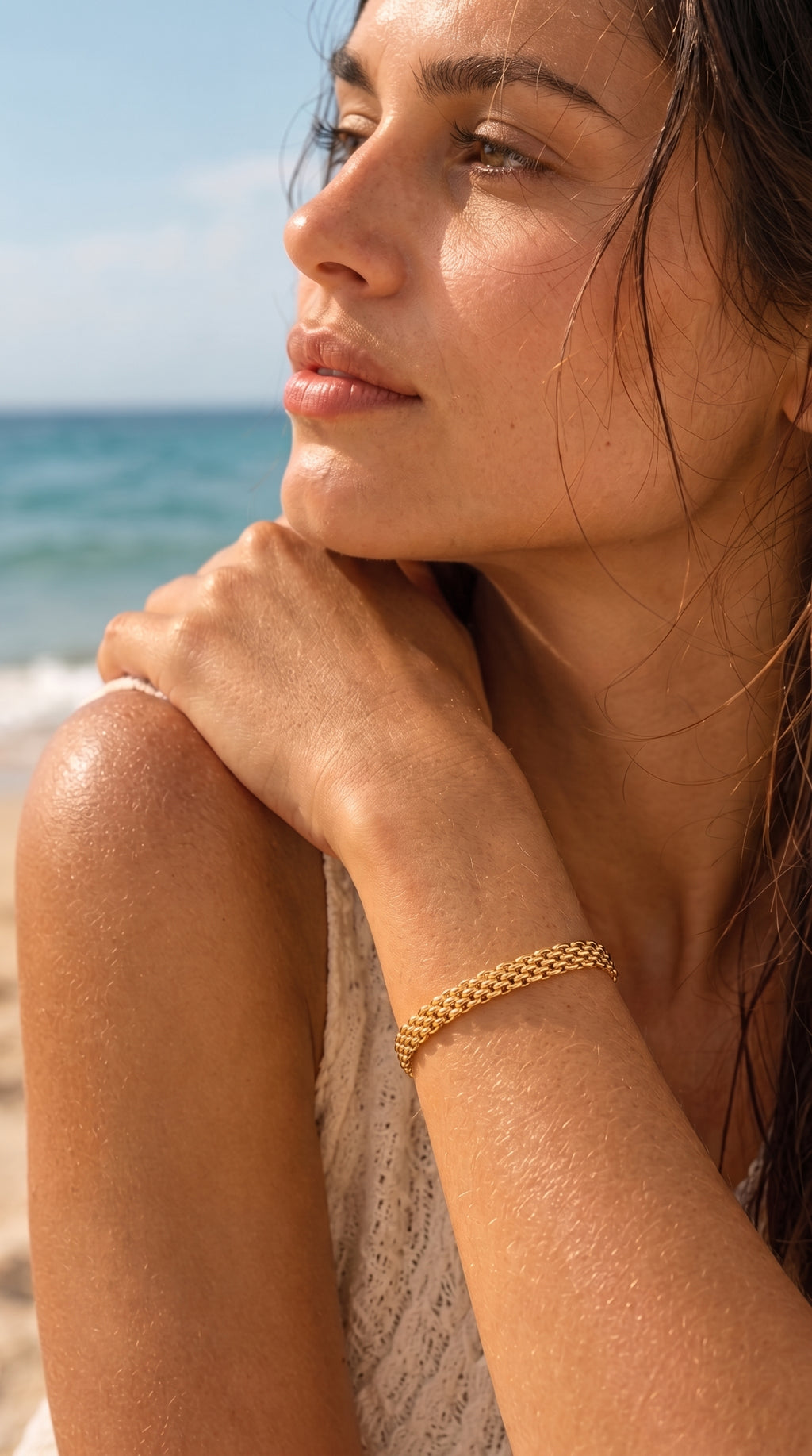 Aria Woven Chain Bracelet